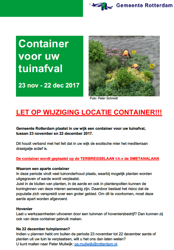 Container tuinafval flyer 14 nov 2017