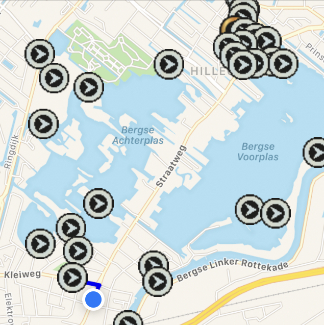 Route lagogo voorbeeld VERS app